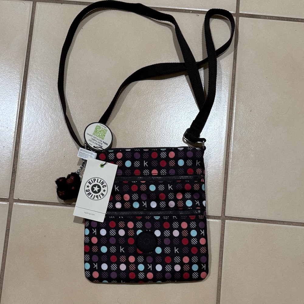 Kipling Multicolor Patterned Crossbody Bag